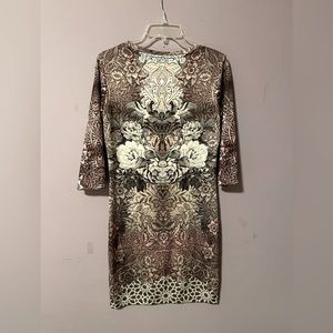 Topshop Bodycon Long Sleeve Dress